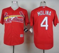 St Louis Cardinals #4 Yadier Molina Red Cool Base Stitched MLB Jersey St Louis Cardinals #4 Yadier Molina Red Cool Base Stitched MLB Jersey