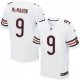 Nike Chicago Bears -9 White Mcmahon Elite Jersey