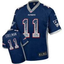 Nike New England Patriots -11 Julian Edelman Navy Blue Team Color NFL Elite Drift Fashion Jersey Nike New England Patriots -11 Julian Edelman Navy Blue Team Color NFL Elite Drift Fashion Jersey