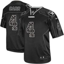 Nike Oakland Raiders #4 Derek Carr New Lights Out Black Men's Stitched NFL Elite Jersey Nike Oakland Raiders #4 Derek Carr New Lights Out Black Men's Stitched NFL Elite Jersey