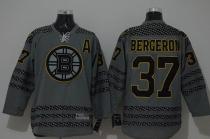 Boston Bruins -37 Patrice Bergeron Charcoal Cross Check Fashion Stitched NHL Jersey Boston Bruins -37 Patrice Bergeron Charcoal Cross Check Fashion Stitched NHL Jersey