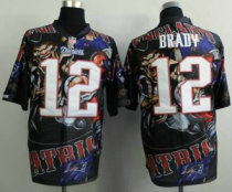 Nike Patriots -12 Tom Brady Team Color NFL Elite Fanatical Version Jersey Nike Patriots -12 Tom Brady Team Color NFL Elite Fanatical Version Jersey
