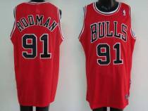 Chicago Bulls -91 Dennis Rodman Stitched Red NBA Jersey Chicago Bulls -91 Dennis Rodman Stitched Red NBA Jersey