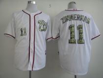 Washington Nationals #11 Ryan Zimmerman White USMC Cool Base Stitched MLB Jersey Washington Nationals #11 Ryan Zimmerman White USMC Cool Base Stitched MLB Jersey
