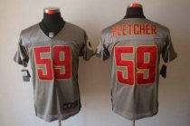 Nike Redskins -59 London Fletcher Grey Shadow Stitched NFL Elite Jersey Nike Redskins -59 London Fletcher Grey Shadow Stitched NFL Elite Jersey