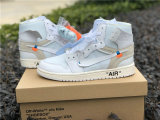 Authentic Off White x Air Jordan 1 White GS