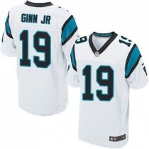 Nike Carolina Panthers -19 Ted Ginn Jr White Stitched NFL Elite Jersey Nike Carolina Panthers -19 Ted Ginn Jr White Stitched NFL Elite Jersey