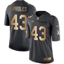 Nike Eagles -43 Darren Sproles Black Stitched NFL Limited Gold Salute To Service Jersey Nike Eagles -43 Darren Sproles Black Stitched NFL Limited Gold Salute To Service Jersey
