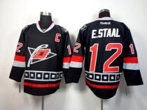 Carolina Hurricanes -12 Eric Staal Black Third Stitched NHL Jersey Carolina Hurricanes -12 Eric Staal Black Third Stitched NHL Jersey
