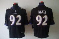 Nike Ravens -92 Haloti Ngata Black Alternate Men Stitched NFL Limited Jersey