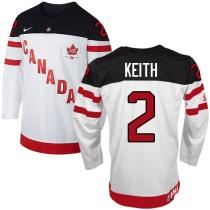 Olympic CA 2 Duncan Keith White 100th Anniversary Stitched NHL Jersey Olympic CA 2 Duncan Keith White 100th Anniversary Stitched NHL Jersey