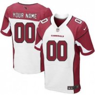 Nike Arizona Cardinals -00 Customized Jersey White Elite Road Jersey