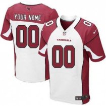 Nike Arizona Cardinals -00 Customized Jersey White Elite Road Jersey