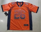 2013 NEW Nike Chicago Bears 26 Jennings Drift Fashion Orange Elite Jersey