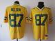 Nike Green Bay Packers #87 Jordy Nelson Yellow Alternate Men's Stitched NFL Elite Jersey