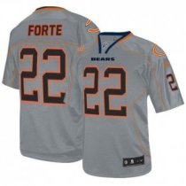 Nike Bears -22 Matt Forte Lights Out Grey Stitched NFL Elite Jersey Nike Bears -22 Matt Forte Lights Out Grey Stitched NFL Elite Jersey