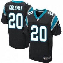Nike Carolina Panthers -20 Kurt Coleman Black Team Color Stitched NFL Elite Jersey Nike Carolina Panthers -20 Kurt Coleman Black Team Color Stitched NFL Elite Jersey