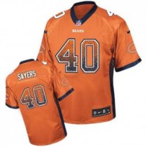 Nike Bears -40 Gale Sayers Orange Alternate Stitched NFL Elite Drift Fashion Jersey Nike Bears -40 Gale Sayers Orange Alternate Stitched NFL Elite Drift Fashion Jersey