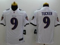 Nike Baltimore Ravens -9 Justin Tucker White NFL New Limited Jersey Nike Baltimore Ravens -9 Justin Tucker White NFL New Limited Jersey