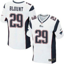 Nike New England Patriots -29 LeGarrette Blount White NFL Elite Jersey Nike New England Patriots -29 LeGarrette Blount White NFL Elite Jersey