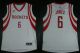 Revolution 30 Houston Rockets -6 Terrence Jones White Home Stitched NBA Jersey