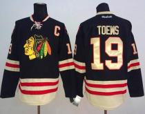 Chicago Blackhawks -19 Jonathan Toews Black 2015 Winter Classic Stitched NHL Jersey
