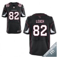 Nike Arizona Cardinals -82 Leach Jersey Black Elite Alternate Jersey
