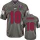 Nike New York Giants #10 Eli Manning Grey With 1925-2014 Season Patch Men's Stitched NFL Elite Vapor