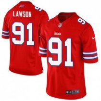 Nike Buffalo Bills -91 Manny Lawson Red Stitched NFL Elite Rush Jersey Nike Buffalo Bills -91 Manny Lawson Red Stitched NFL Elite Rush Jersey