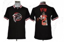 Nike Falcons 2 Matt Ryan Black NFL Game All Star Fashion Jersey Nike Falcons 2 Matt Ryan Black NFL Game All Star Fashion Jersey