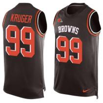 Nike Browns -99 Paul Kruger Brown Team Color Stitched NFL Limited Tank Top Jersey Nike Browns -99 Paul Kruger Brown Team Color Stitched NFL Limited Tank Top Jersey