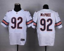 Nike Chicago Bears -92 Pernell McPhee White Stitched NFL Elite Jersey Nike Chicago Bears -92 Pernell McPhee White Stitched NFL Elite Jersey