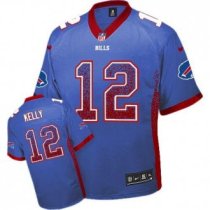 Nike Bills -12 Jim Kelly Royal Blue Team Color Stitched NFL Elite Drift Fashion Jersey Nike Bills -12 Jim Kelly Royal Blue Team Color Stitched NFL Elite Drift Fashion Jersey