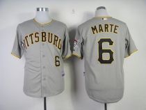 Pittsburgh Pirates #6 Starling Marte Grey Cool Base Stitched MLB Jersey Pittsburgh Pirates #6 Starling Marte Grey Cool Base Stitched MLB Jersey
