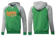 Baltimore Orioles Pullover Hoodie Green Grey