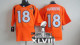 Nike Denver Broncos #18 Peyton Manning Orange Team Color Super Bowl XLVIII Men's Stitched NFL New El