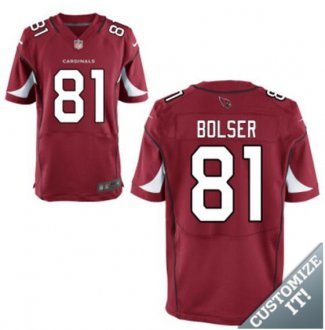 Nike Arizona Cardinals -81 Bolser Jersey Red Elite Home Jersey