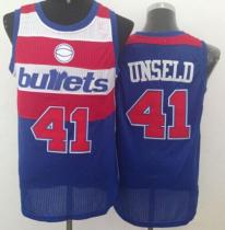 Washington Wizards -41 Wes Unseld Blue Bullets Throwback Stitched NBA Jersey Washington Wizards -41 Wes Unseld Blue Bullets Throwback Stitched NBA Jersey