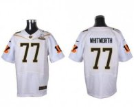 Nike Cincinnati Bengals -77 Andrew Whitworth White 2016 Pro Bowl Stitched NFL Elite Jersey