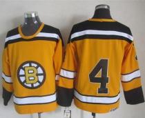 Boston Bruins -4 Bobby Orr Yellow CCM Throwback Stitched NHL Jersey Boston Bruins -4 Bobby Orr Yellow CCM Throwback Stitched NHL Jersey