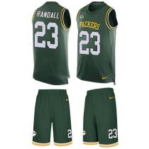 Packers -23 Damarious Randall Green Team Color Stitched NFL Limited Tank Top Suit Jersey Packers -23 Damarious Randall Green Team Color Stitched NFL Limited Tank Top Suit Jersey
