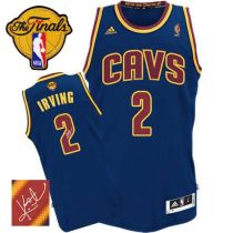 Revolution 30 Autographed Cleveland Cavaliers -2 Kyrie Irving Navy Blue The Finals Patch Stitched NB Revolution 30 Autographed Cleveland Cavaliers -2 Kyrie Irving Navy Blue The Finals Patch Stitched NB