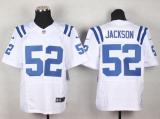Nike Indianapolis Colts #52 D'Qwell Jackson White Men's Stitched NFL Elite Jersey