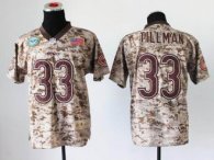NEW Chicago Bears -33 Charles Tillman Camo NFL Elite USMC Jersey(USA