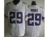 2013 NFL NEW Minnesota Vikings 29 Xavier Rhodes White Jerseys(Elite)