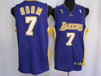 Los Angeles Lakers -7 Lamar Odom Stitched Purple Champion Patch NBA Jersey Los Angeles Lakers -7 Lamar Odom Stitched Purple Champion Patch NBA Jersey