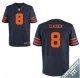 Nike Chicago Bears -8 Blue Orange Clausen Elite Throwback Jersey