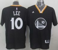 Golden State Warriors -10 David Lee Black New Alternate Stitched NBA Jersey