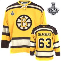 Boston Bruins Stanley Cup Finals Patch -63 Brad Marchand Winter Classic Yellow Stitched NHL Jersey Boston Bruins Stanley Cup Finals Patch -63 Brad Marchand Winter Classic Yellow Stitched NHL Jersey