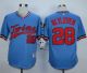 Minnesota Twins -28 Bert Blyleven Light Blue 1984 Turn Back The Clock Stitched MLB Jersey